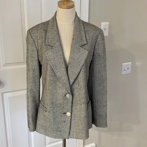 Grey wool suit